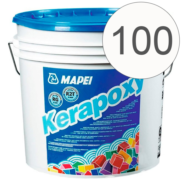 Эпоксидная затирка Mapei Kerapoxy 100 Белый, 2 кг.