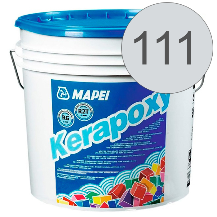 Эпоксидная затирка Mapei Kerapoxy 111 Светло-Серый, 2 кг. - 1185