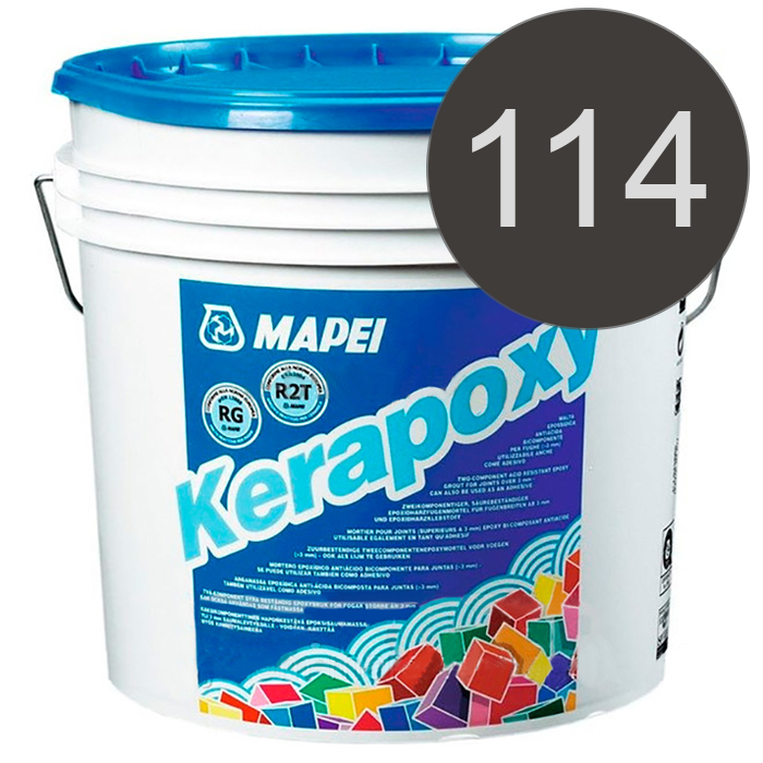 Эпоксидная затирка Mapei Kerapoxy 114 Антрацит, 2 кг. - 1192