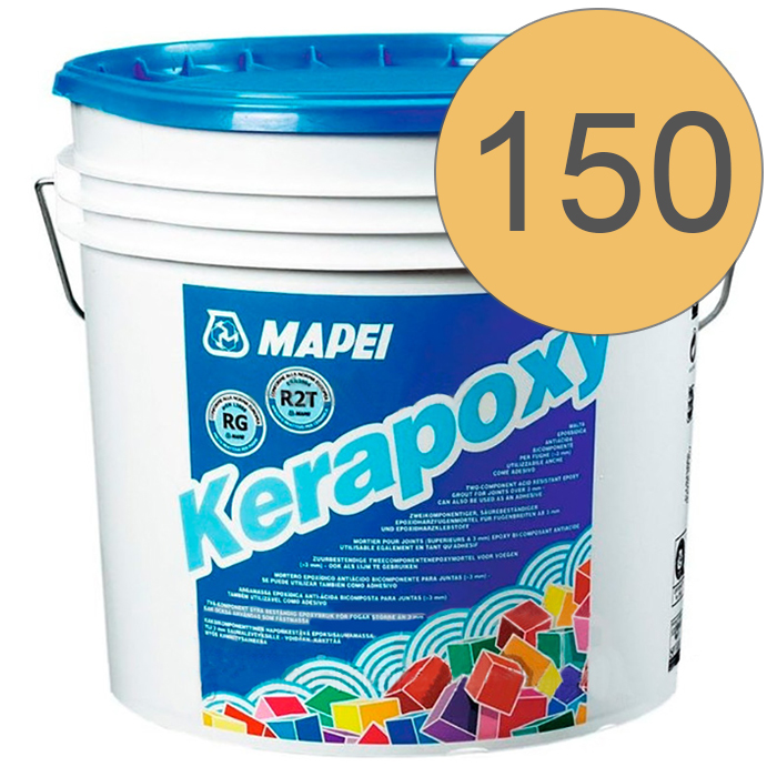 Эпоксидная затирка Mapei Kerapoxy 150 Жёлтый, 2 кг. - 1208