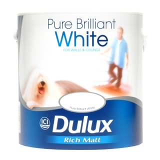 "Dulux Rich Matt / Новая Ослепительно Белая" бриллиантовая белая, матовая
