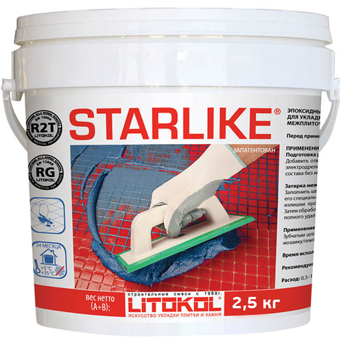 Litokol Starlike (Литокол Старлайк) 2,5 кг.